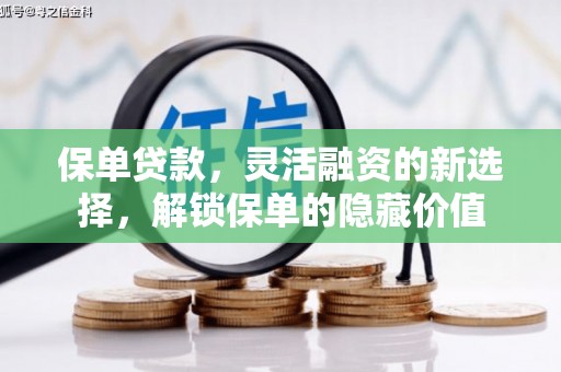 抚顺保单贷款，灵活融资的新选择，解锁保单的隐藏价值