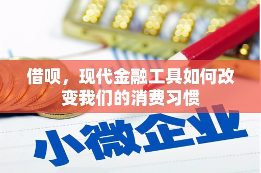 抚顺借呗，现代金融工具如何改变我们的消费习惯