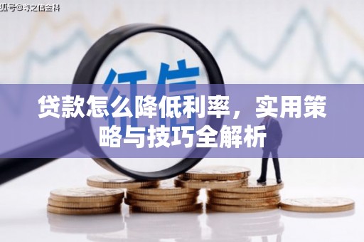 抚顺贷款怎么降低利率，实用策略与技巧全解析